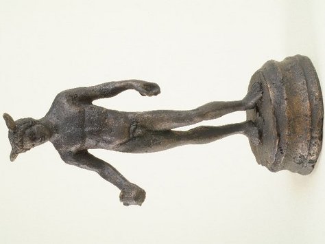 Bronzestatuette des Gottes Merkur